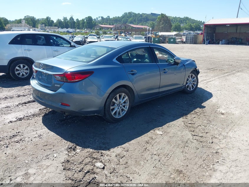 2016 Mazda 6 VIN JM1GJ1U52G1420144 IAAI salvage auction — FRONT END, Clear (South Carolina), sold $500 on 2026-07-17 (photo 4)