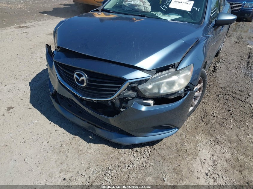 2016 Mazda 6 VIN JM1GJ1U52G1420144 IAAI salvage auction — FRONT END, Clear (South Carolina), sold $500 on 2026-07-17 (photo 6)