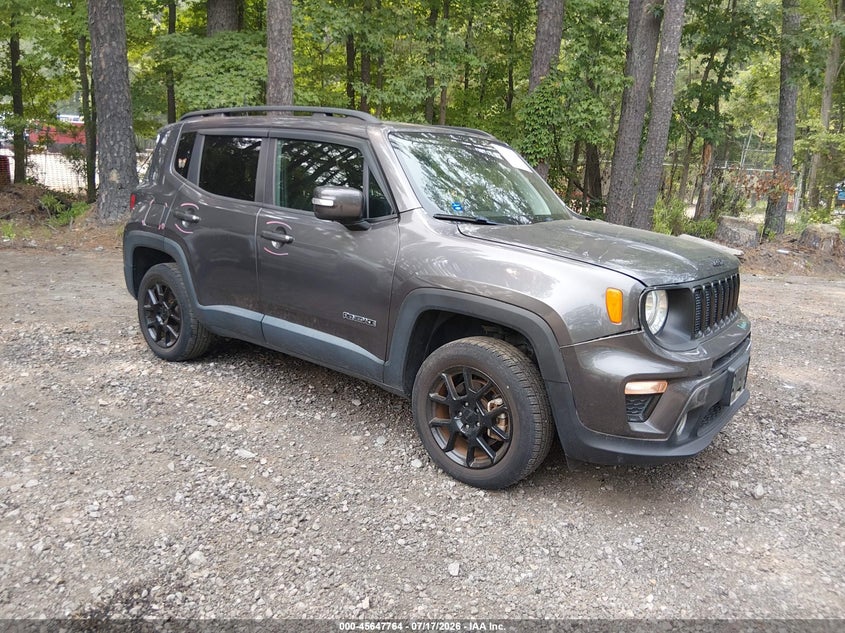 2019 Jeep Renegade VIN ZACNJBBB9KPK62770 IAAI salvage auction — LEFT FRONT, Salvage (Virginia), sold $4,500 on 2026-08-04 (photo 1)