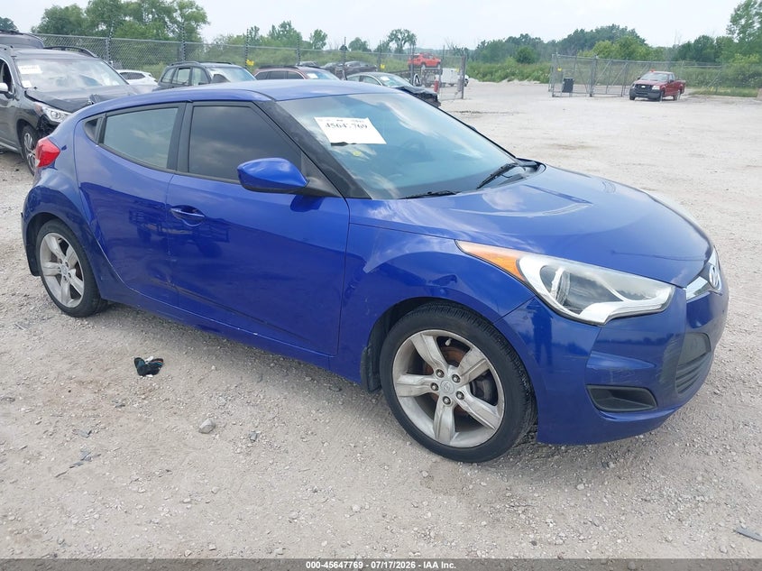 2015 Hyundai Veloster VIN KMHTC6AD7FU224615 IAAI salvage auction — THEFT, Junk Bill Of Sale Mv2459 (Wisconsin), sold $25 on 2026-07-28 (photo 1)
