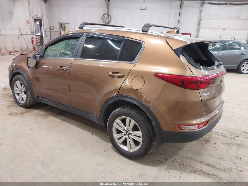 2017 Kia Sportage VIN KNDPMCAC4H7035916 IAAI salvage auction — RIGHT FRONT, Salvage (Pennsylvania), sold $1,300 on 2026-07-30 (photo 3)