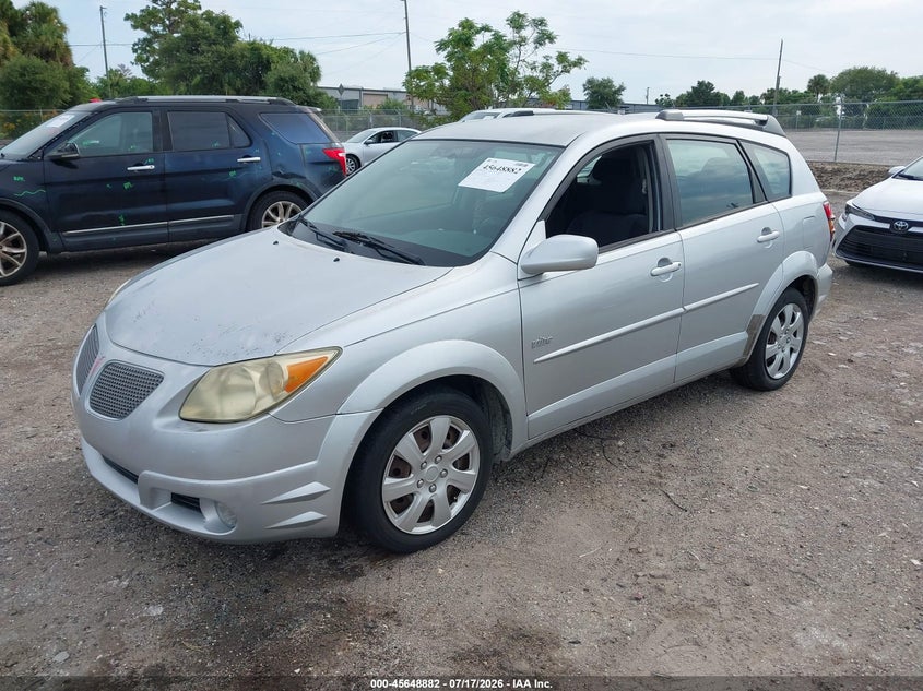 2005 Pontiac Vibe VIN 5Y2SL63805Z449024 IAAI salvage auction — NORMAL WEAR, Clear (Florida), sold $400 on 2026-07-23 (photo 2)