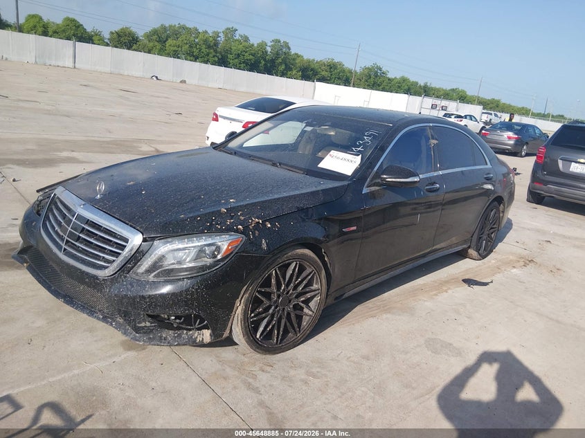 2015 Mercedes-benz S-klasse VIN WDDUG8FB5FA143491 IAAI salvage auction — REPOSSESSION, Salvage Title, sold $2,350 on 2026-08-07 (photo 2)