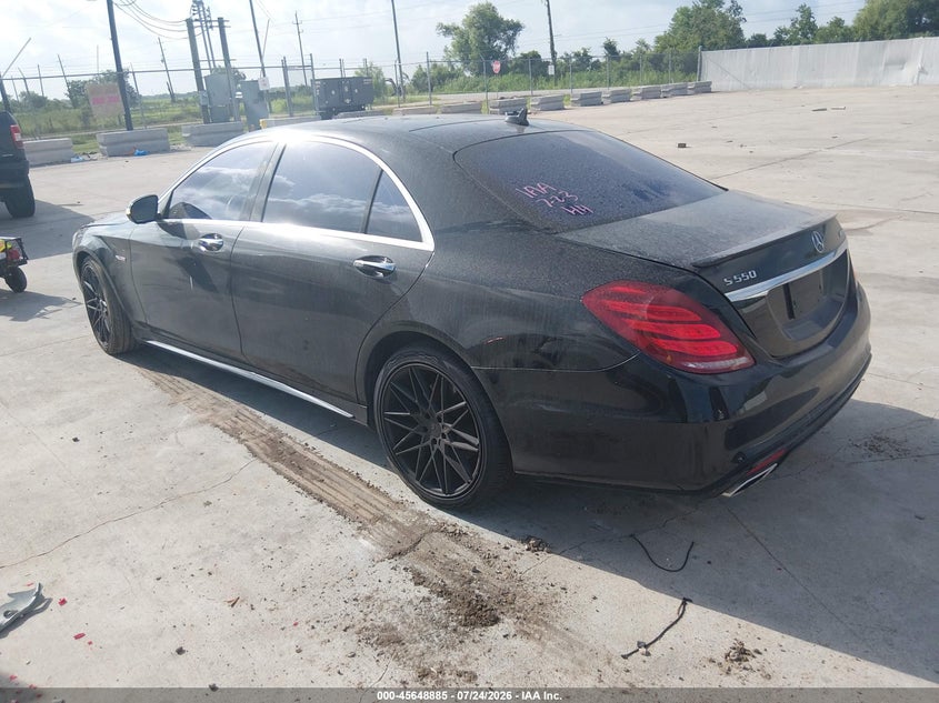 2015 Mercedes-benz S-klasse VIN WDDUG8FB5FA143491 IAAI salvage auction — REPOSSESSION, Salvage Title, sold $2,350 on 2026-08-07 (photo 3)