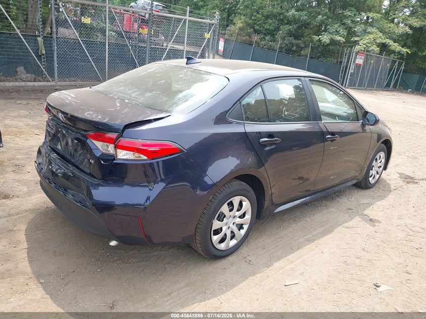 2026 Toyota Corolla VIN 5YFB4MDE7TP405194 IAAI salvage auction — REAR END, Salvage Title, sold $14,000 on 2026-07-23 (photo 4)