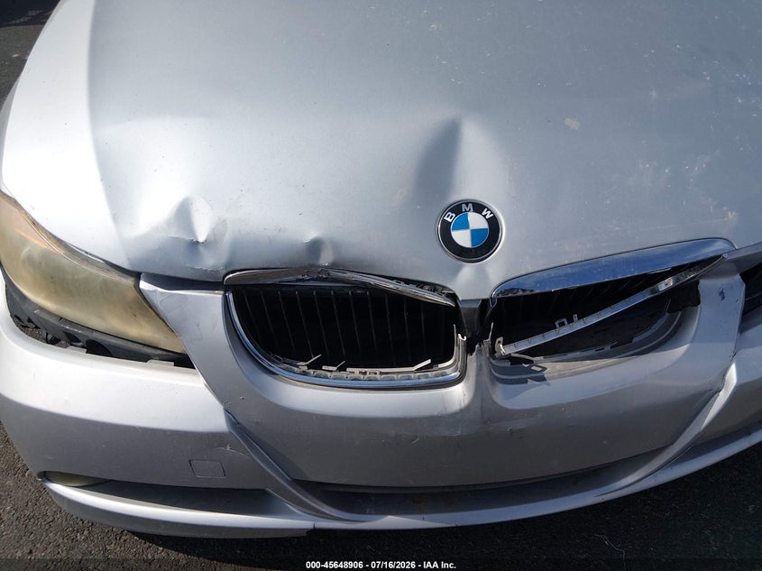 2007 BMW 3 series VIN WBAVA33527PG51577 IAAI salvage auction — FRONT END, Salvage (Nevada), sold $275 on 2026-07-31 (photo 6)