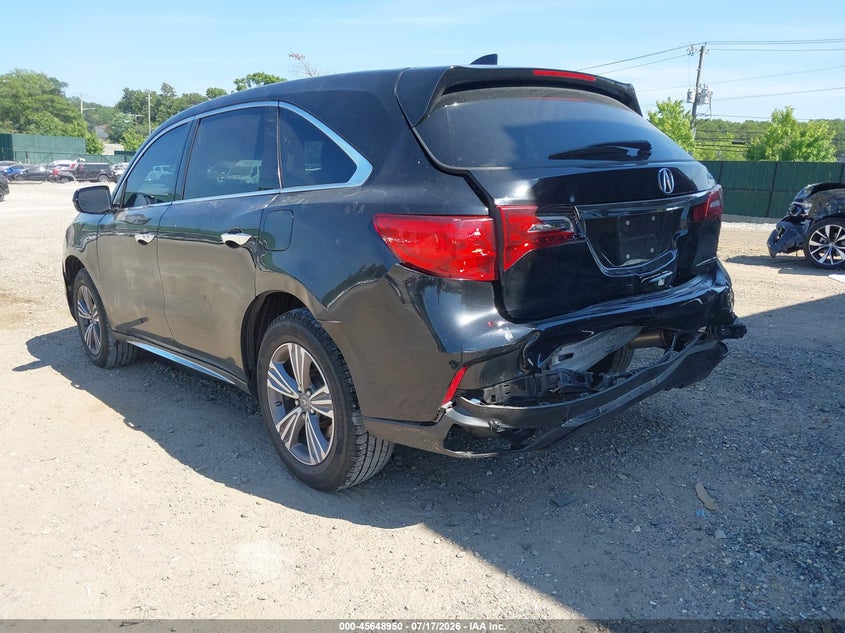 2020 Acura Mdx VIN 5J8YD3H38LL002137 IAAI salvage auction — REAR END, Wait Title, sold $7,625 on 2026-08-25 (photo 6)