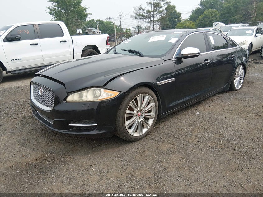 2015 Jaguar Xj series VIN SAJWJ2GD2F8V90497 IAAI salvage auction — FRONT END, Clear (Indiana), sold $1,075 on 2026-07-29 (photo 2)