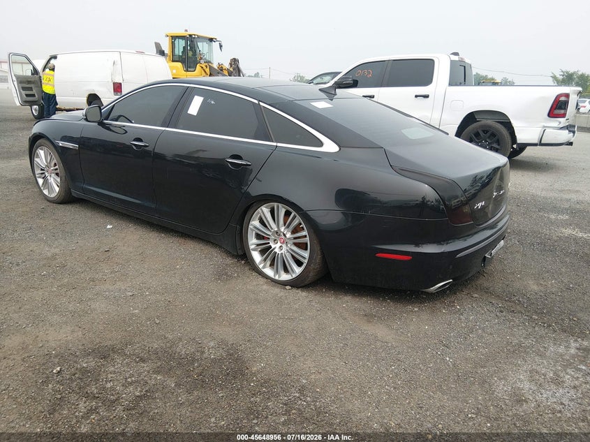 2015 Jaguar Xj series VIN SAJWJ2GD2F8V90497 IAAI salvage auction — FRONT END, Clear (Indiana), sold $1,075 on 2026-07-29 (photo 3)