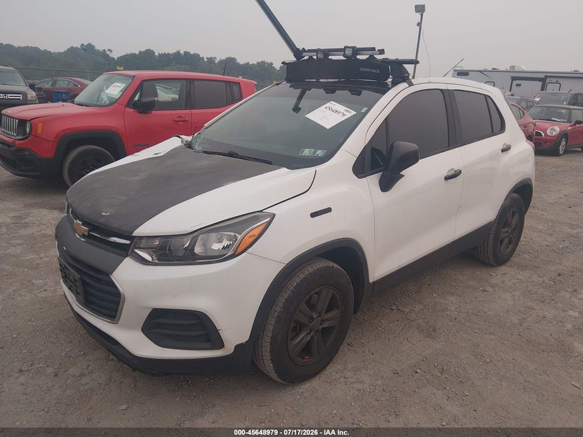 2017 Chevrolet Trax VIN KL7CJNSB1HB165980 IAAI salvage auction — NORMAL WEAR, Clear (Pennsylvania), sold $750 on 2026-07-24 (photo 2)