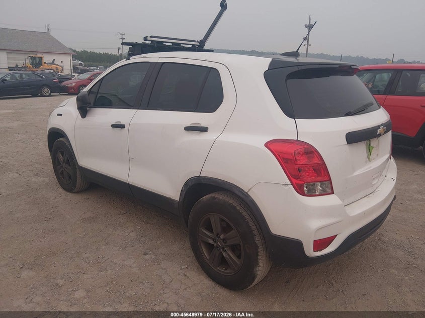 2017 Chevrolet Trax VIN KL7CJNSB1HB165980 IAAI salvage auction — NORMAL WEAR, Clear (Pennsylvania), sold $750 on 2026-07-24 (photo 3)