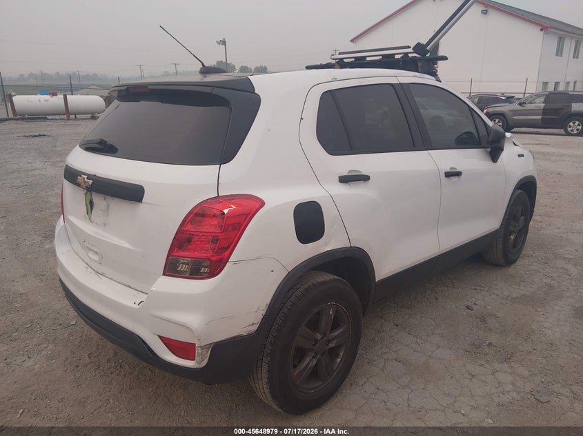 2017 Chevrolet Trax VIN KL7CJNSB1HB165980 IAAI salvage auction — NORMAL WEAR, Clear (Pennsylvania), sold $750 on 2026-07-24 (photo 4)