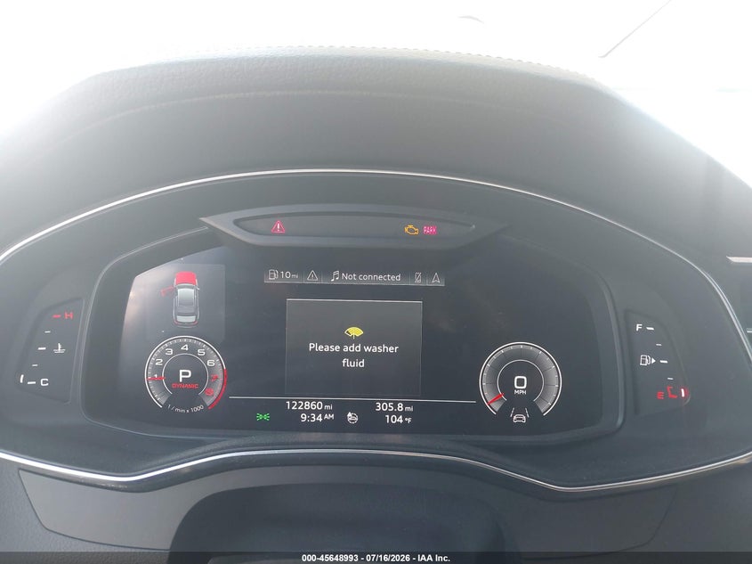 2019 Audi A6 VIN WAUL2AF21KN106482 IAAI salvage auction — FRONT END, Salvage (Iowa), sold $9,900 on 2026-08-27 (photo 7)