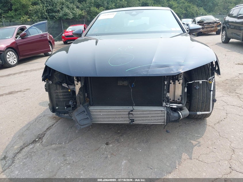2021 Audi A7 VIN WAUR2AF25MN034487 IAAI salvage auction — FRONT END, Salvage (Pennsylvania), sold $13,500 on 2026-07-31 (photo 6)