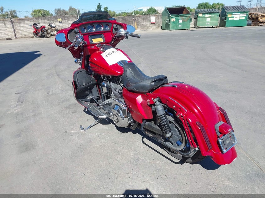 2016 Harley-davidson Street glide VIN 1HD1PXN39GB963617 IAAI salvage auction — FRONT END, Clear - Dealer Only (California), sold $725 on 2026-07-22 (photo 3)