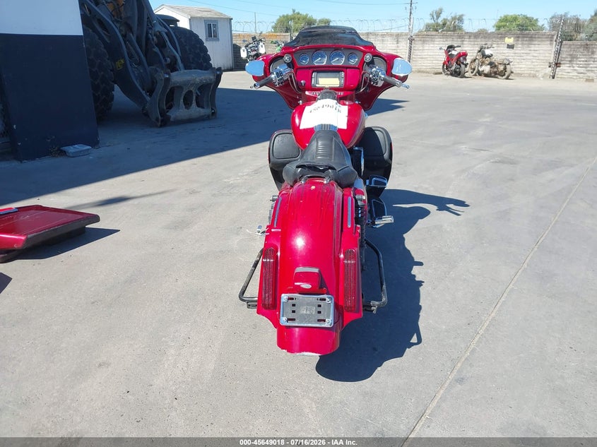 2016 Harley-davidson Street glide VIN 1HD1PXN39GB963617 IAAI salvage auction — FRONT END, Clear - Dealer Only (California), sold $725 on 2026-07-22 (photo 6)