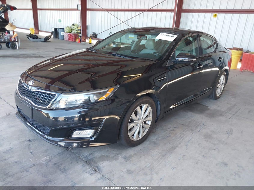 2014 Kia Optima VIN 5XXGN4A76EG327348 IAAI salvage auction — NORMAL WEAR, Salvage Title, sold $450 on 2026-07-28 (photo 2)