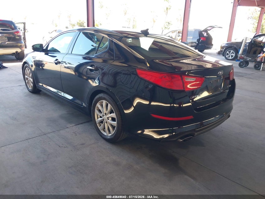2014 Kia Optima VIN 5XXGN4A76EG327348 IAAI salvage auction — NORMAL WEAR, Salvage Title, sold $450 on 2026-07-28 (photo 3)