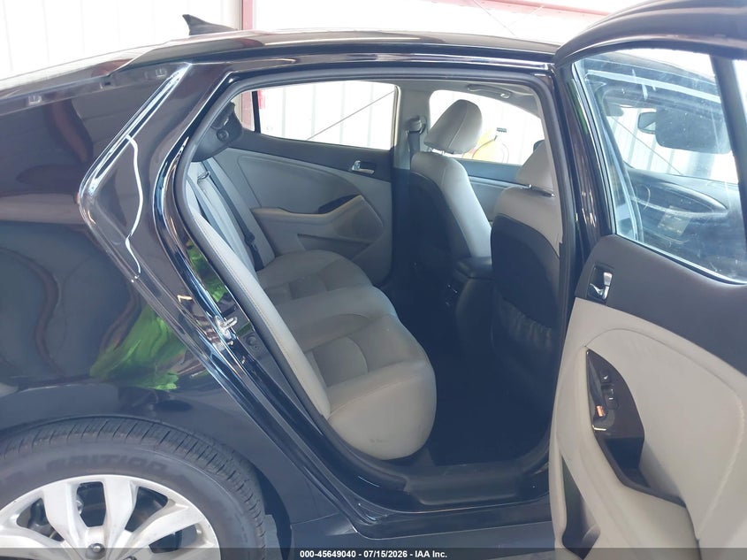 2014 Kia Optima VIN 5XXGN4A76EG327348 IAAI salvage auction — NORMAL WEAR, Salvage Title, sold $450 on 2026-07-28 (photo 8)