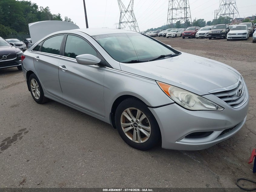2012 Hyundai Sonata VIN 5NPEB4AC3CH493910 IAAI salvage auction — REAR END, Salvage Title, sold $725 on 2026-07-24 (photo 1)