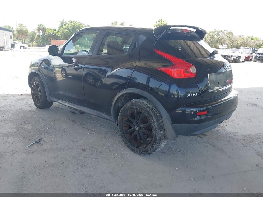2013 Nissan Juke VIN JN8AF5MR5DT213320 IAAI salvage auction — NORMAL WEAR, Clear (Florida), sold $25 on 2026-07-28 (photo 3)