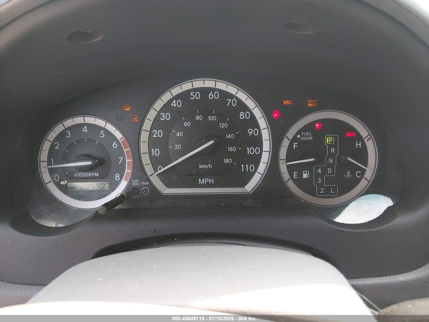 2005 Toyota Sienna VIN 5TDBA22C95S050859 IAAI salvage auction — NORMAL WEAR, Clear (Illinois), sold $475 on 2026-07-28 (photo 7)