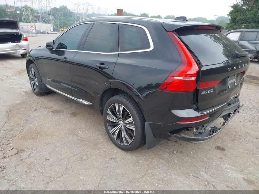 2022 Volvo Xc60 VIN YV4L12RL6N1077974 IAAI salvage auction — RIGHT FRONT, Salvage Title, sold $12,500 on 2026-08-07 (photo 3)