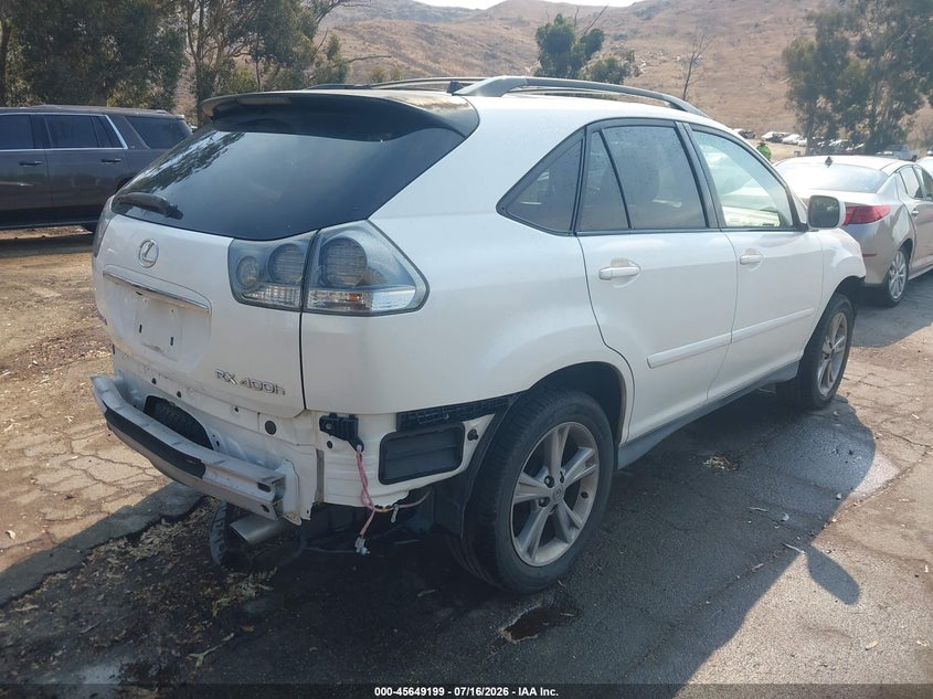 2006 Lexus Rx VIN JTJGW31U562000120 IAAI salvage auction — FRONT & REAR, Salvage (California), sold $950 on 2026-07-23 (photo 4)