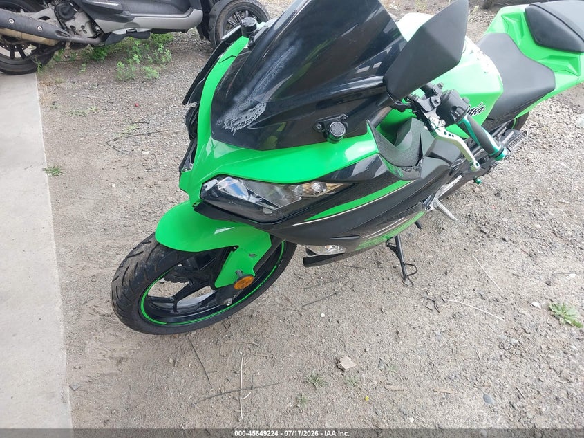 2013 Kawasaki Ninja VIN JKAEX8A19DDA06611 IAAI salvage auction — FRONT END, Bill Of Sale (Washington), sold $125 on 2026-07-29 (photo 2)