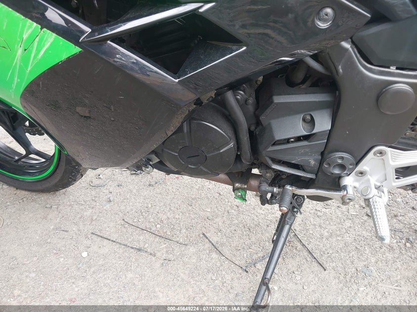 2013 Kawasaki Ninja VIN JKAEX8A19DDA06611 IAAI salvage auction — FRONT END, Bill Of Sale (Washington), sold $125 on 2026-07-29 (photo 9)