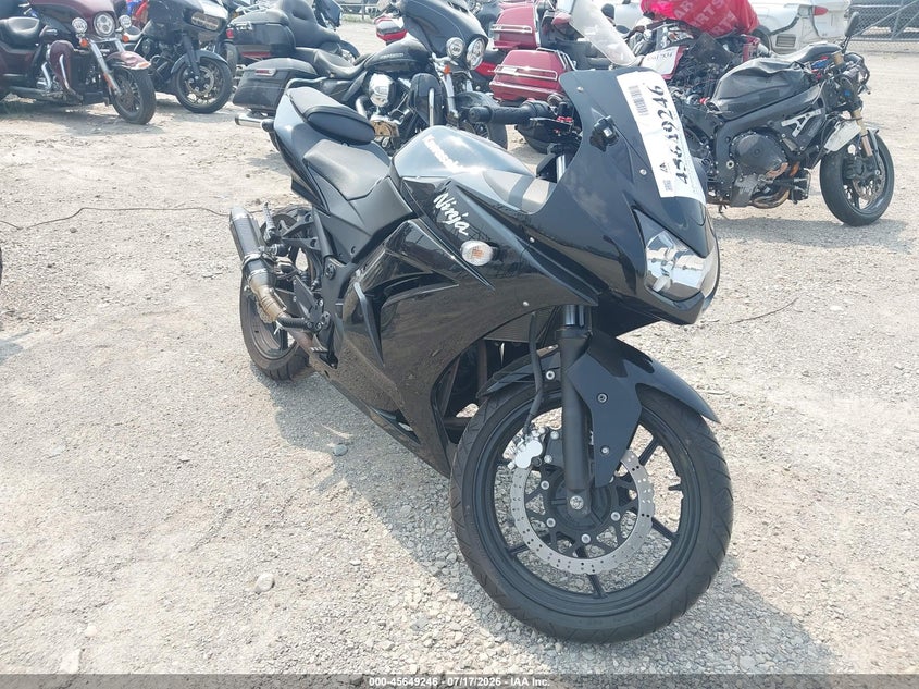 2009 Kawasaki Ex250 VIN JKAEXMJ139DA20763 IAAI salvage auction — NORMAL WEAR, Clear-Endorsement (Wisconsin), sold $25 on 2026-07-30 (photo 1)