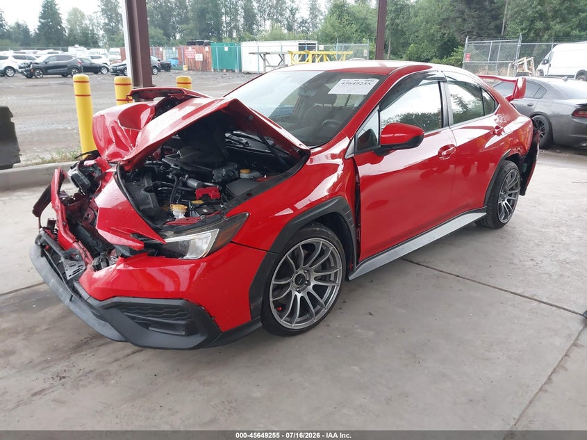 2024 Subaru Wrx VIN JF1VBAB61R9800800 IAAI salvage auction — FRONT END, Bill Of Sale (Washington), sold $2,050 on 2026-08-02 (photo 2)