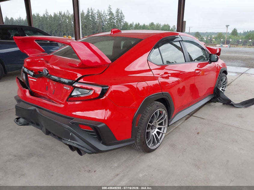 2024 Subaru Wrx VIN JF1VBAB61R9800800 IAAI salvage auction — FRONT END, Bill Of Sale (Washington), sold $2,050 on 2026-08-02 (photo 4)