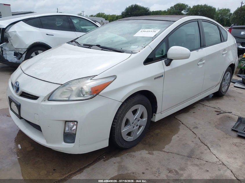 2010 Toyota Prius VIN JTDKN3DU1A0022101 IAAI salvage auction — NORMAL WEAR, Original (Texas), sold $225 on 2026-07-21 (photo 2)