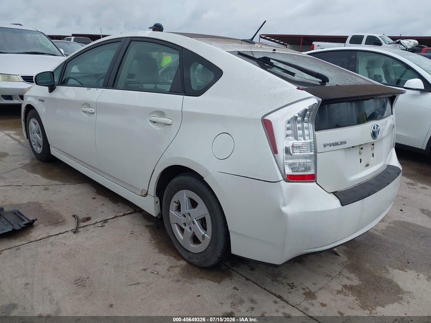2010 Toyota Prius VIN JTDKN3DU1A0022101 IAAI salvage auction — NORMAL WEAR, Original (Texas), sold $225 on 2026-07-21 (photo 3)