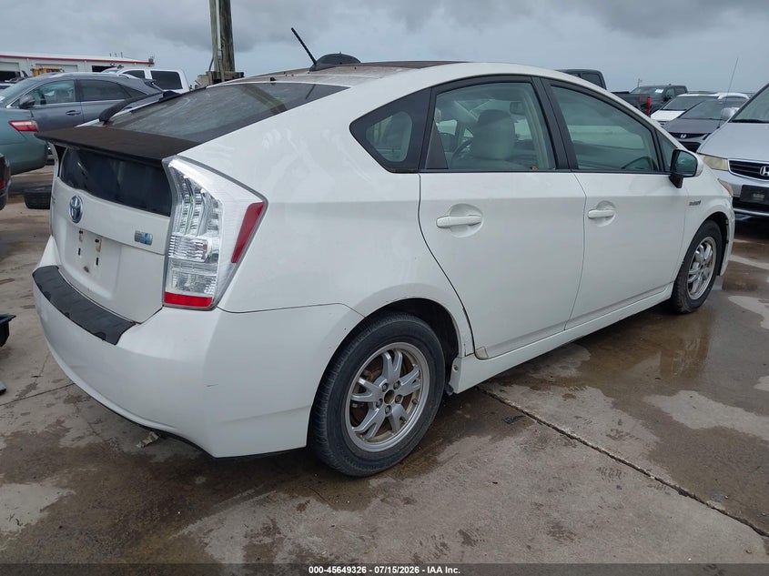 2010 Toyota Prius VIN JTDKN3DU1A0022101 IAAI salvage auction — NORMAL WEAR, Original (Texas), sold $225 on 2026-07-21 (photo 4)