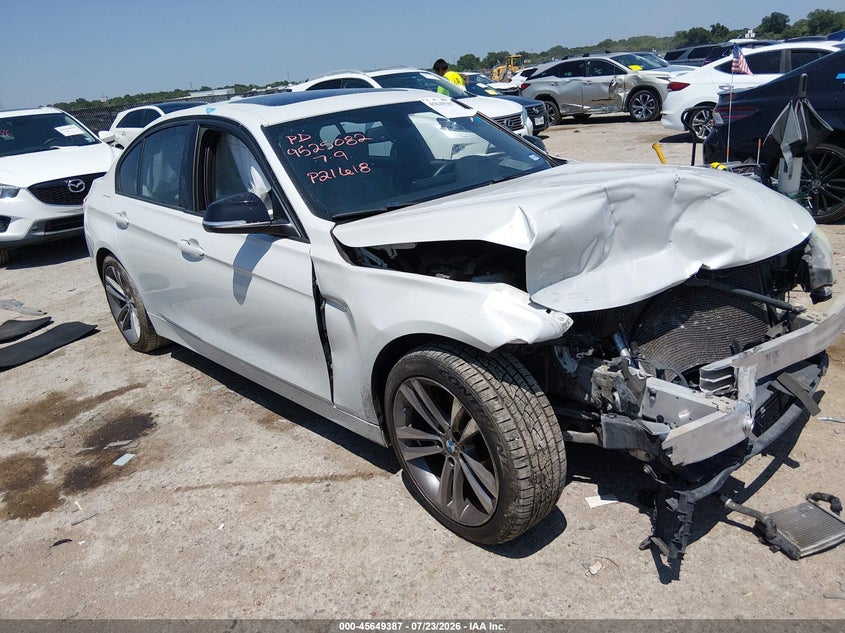 2013 BMW 3er VIN WBA3A5G5XDNP21618 IAAI salvage auction — FRONT END, Salvage Title, sold $25 on 2026-09-08 (photo 1)