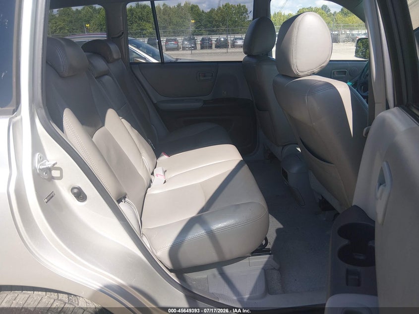 2005 Toyota Highlander VIN JTEEP21A150093845 IAAI salvage auction — LEFT FRONT, Salvage (Tennessee), sold $150 on 2026-07-29 (photo 8)