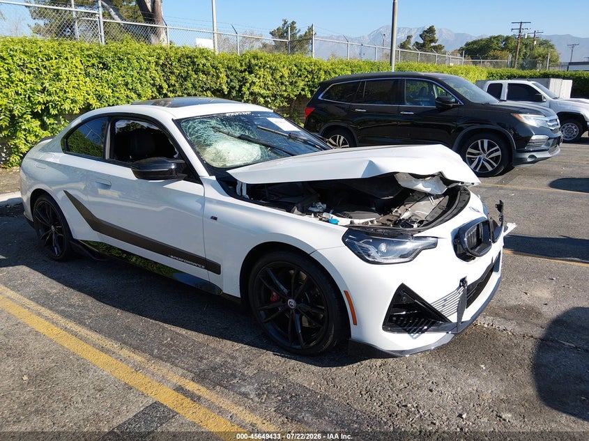 2022 BMW M240i xdrive VIN 3MW53CM05N8C72420 — IAAI salvage auction photo