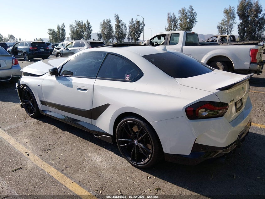 2022 BMW 2er VIN 3MW53CM05N8C72420 IAAI salvage auction — FRONT END, Salvage (California), sold $15,000 on 2026-08-29 (photo 3)