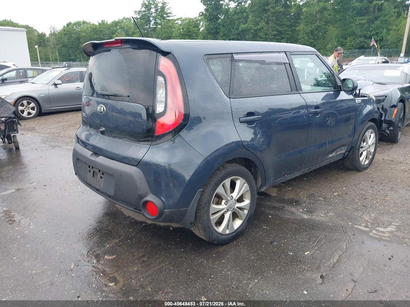 2015 Kia Soul VIN KNDJP3A5XF7145249 IAAI salvage auction — FRONT END, Clear (Massachusetts), sold $700 on 2026-07-31 (photo 4)