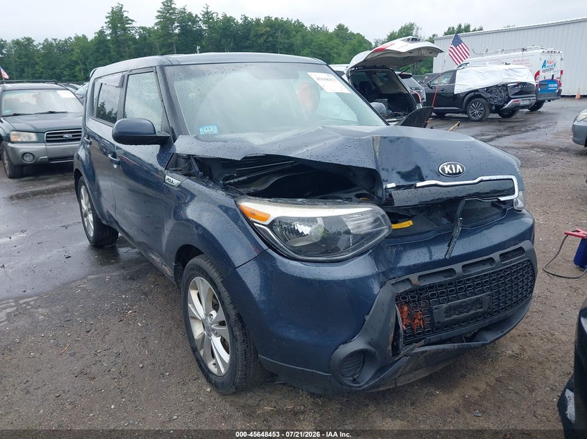 2015 Kia Soul VIN KNDJP3A5XF7145249 IAAI salvage auction — FRONT END, Clear (Massachusetts), sold $700 on 2026-07-31 (photo 6)