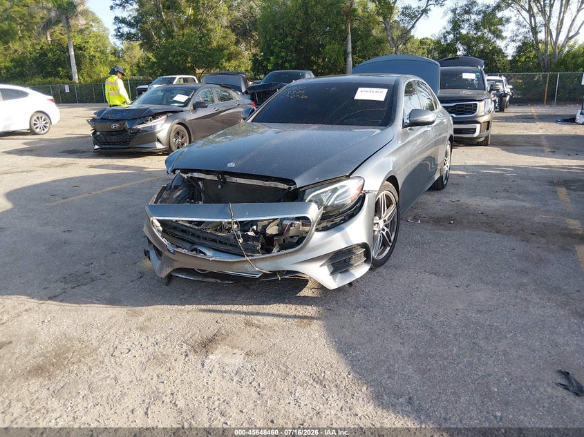 2017 Mercedes-benz E-klasse VIN WDDZF4JB0HA117733 IAAI salvage auction — FRONT END, Rebuildable (Florida), sold $7,100 on 2026-08-13 (photo 2)