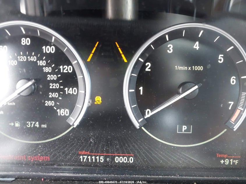 2016 BMW X4 VIN 5UXXW3C57G0R19055 IAAI salvage auction — NORMAL WEAR, Clear (Georgia), sold $300 on 2026-07-22 (photo 7)