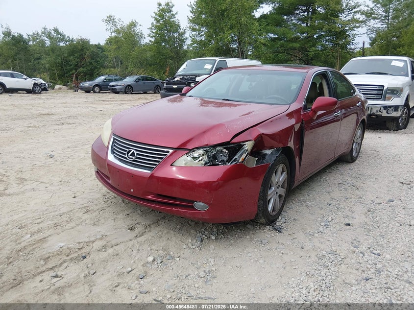 2009 Lexus Es 350 VIN JTHBJ46G192281212 IAAI salvage auction — LEFT FRONT, Clear (Massachusetts), sold $975 on 2026-07-24 (photo 2)