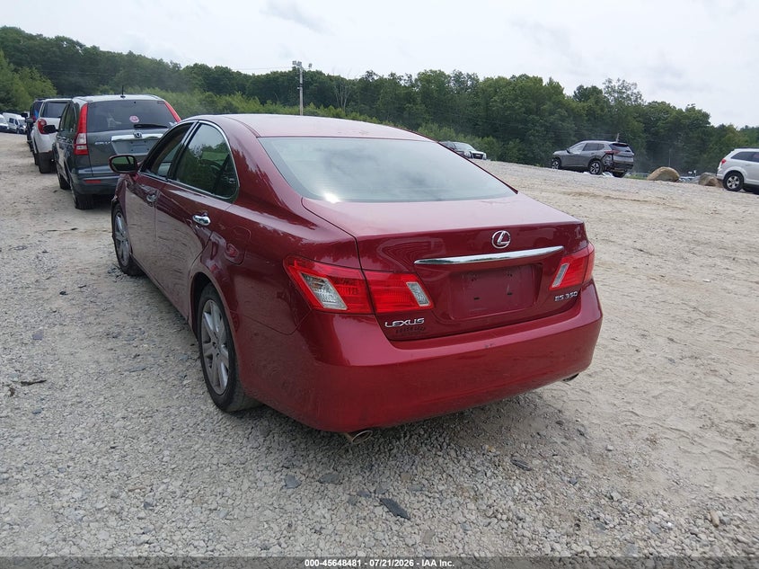 2009 Lexus Es 350 VIN JTHBJ46G192281212 IAAI salvage auction — LEFT FRONT, Clear (Massachusetts), sold $975 on 2026-07-24 (photo 3)