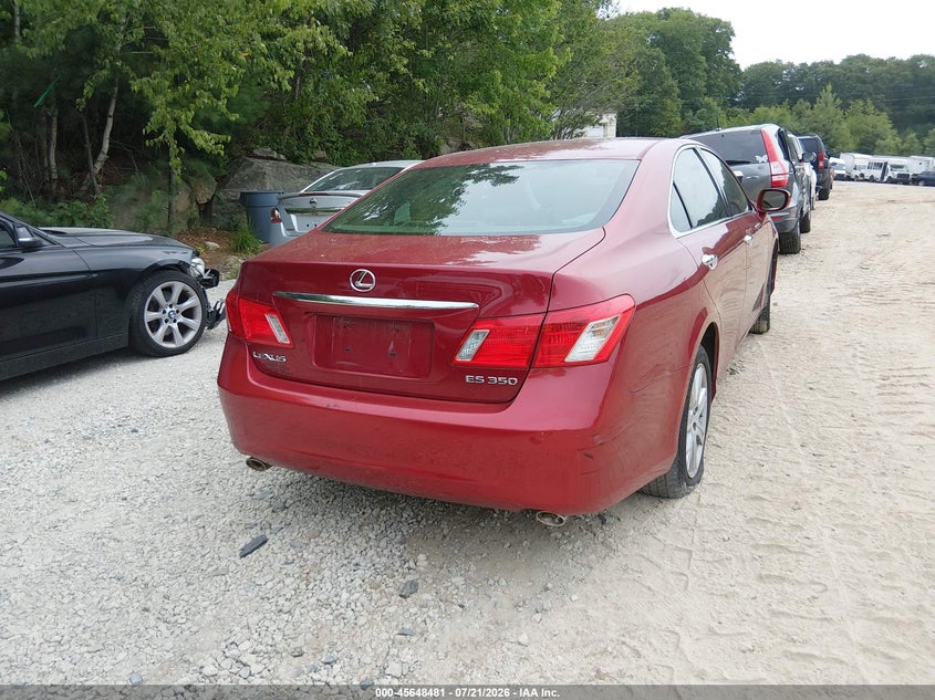 2009 Lexus Es 350 VIN JTHBJ46G192281212 IAAI salvage auction — LEFT FRONT, Clear (Massachusetts), sold $975 on 2026-07-24 (photo 4)