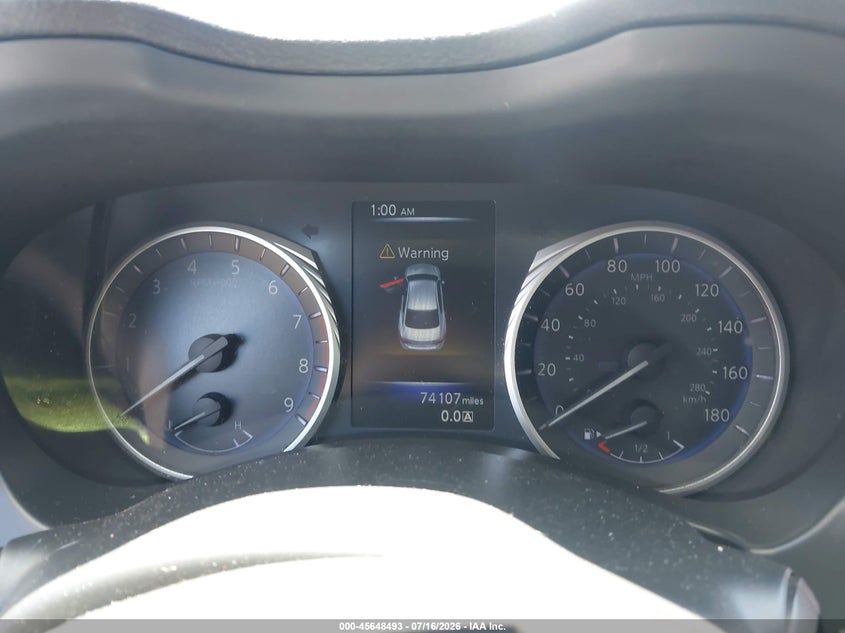 2017 Infiniti Q50 VIN JN1EV7APXHM731182 IAAI salvage auction — FRONT END, Salvage Title, sold $3,650 on 2026-09-22 (photo 7)