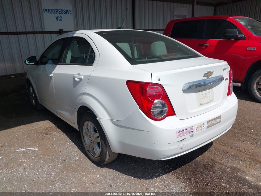 2013 Chevrolet SONIC VIN 1G1JC5SB2D4200036 IAAI salvage auction — NORMAL WEAR, Clear - Public Restricted (Oklahoma), sold $275 on 2026-07-27 (photo 3)