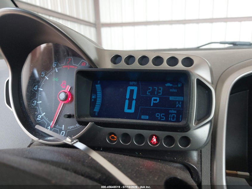 2013 Chevrolet SONIC VIN 1G1JC5SB2D4200036 IAAI salvage auction — NORMAL WEAR, Clear - Public Restricted (Oklahoma), sold $275 on 2026-07-27 (photo 7)